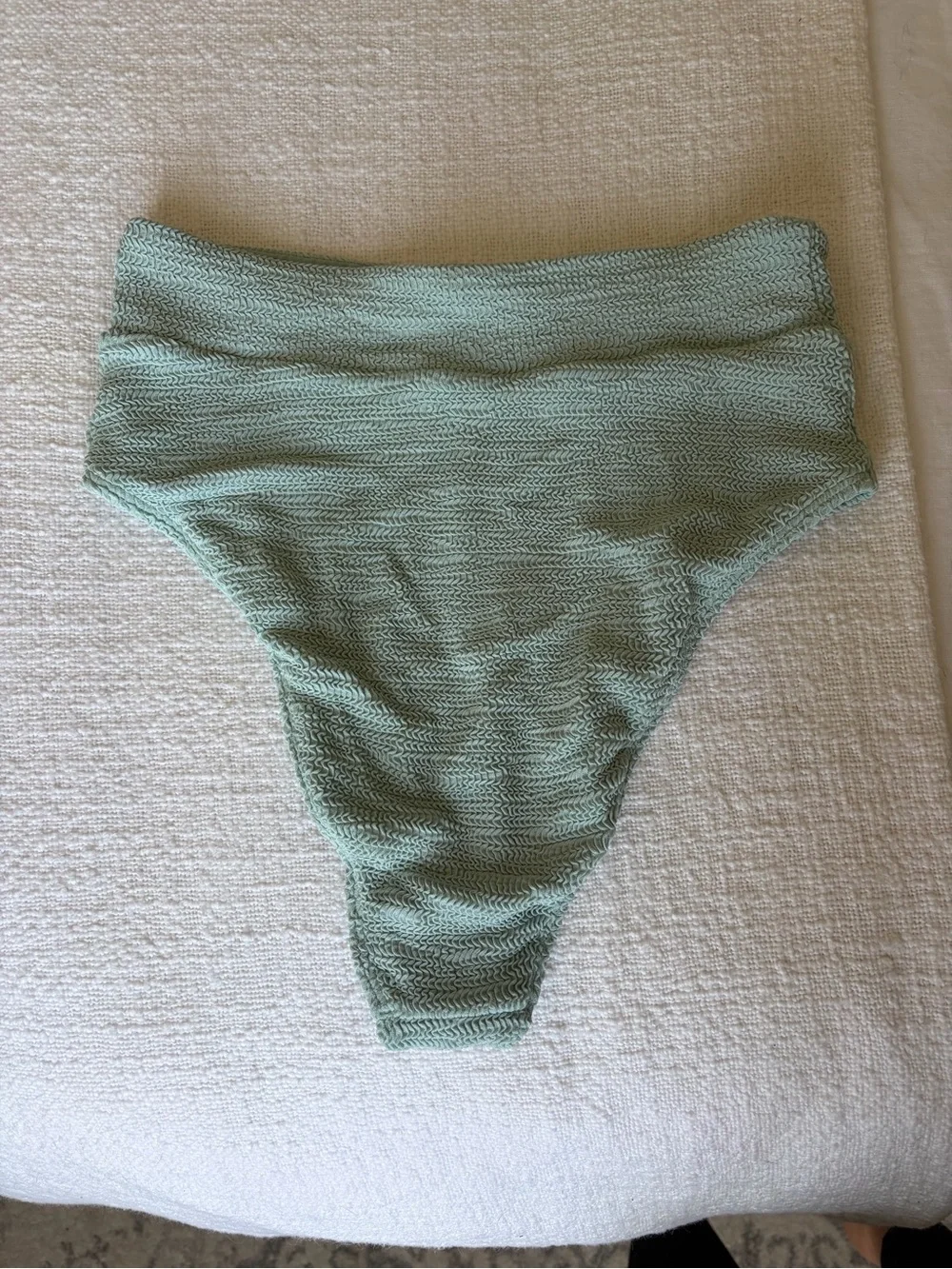 Monday Swimwear- Sorrento Bottom- Sea Glass Crinkle- Sz. Medium